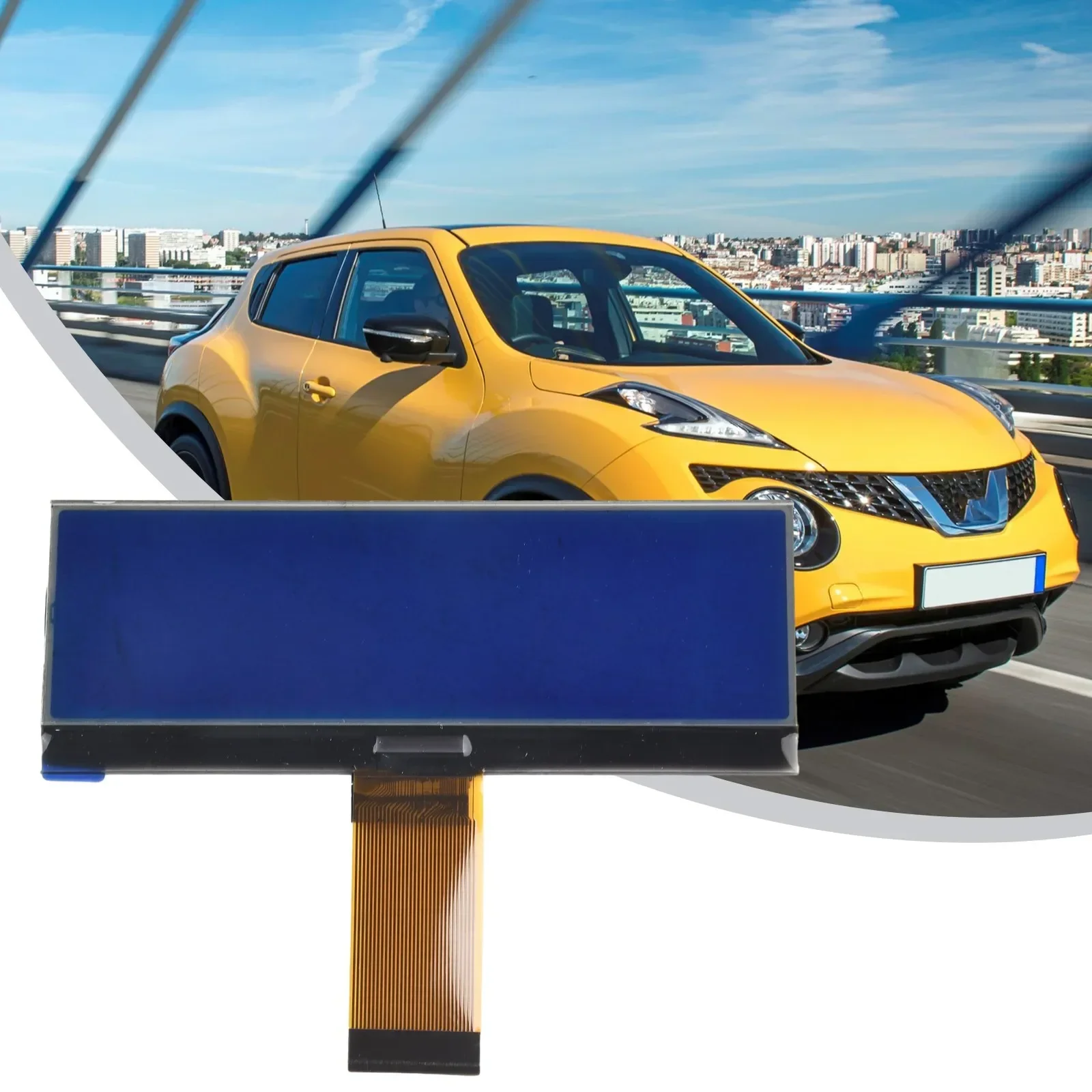 

1Pcs Black LCD Screen Radio Replacement LCD Screen For Nissan For Qashqai For Juke Micra For Navara NV200