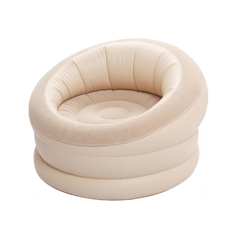 Sofá reclinable inflable individual para sala de estar, mueble de lujo para exteriores, Tumbonas, Playa y patio trasero