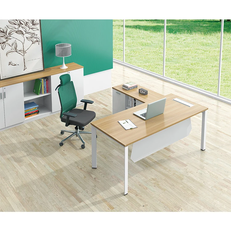 Cost Effective Electrostatic Spraying Classic Style Office Desk Open Staff Area Table