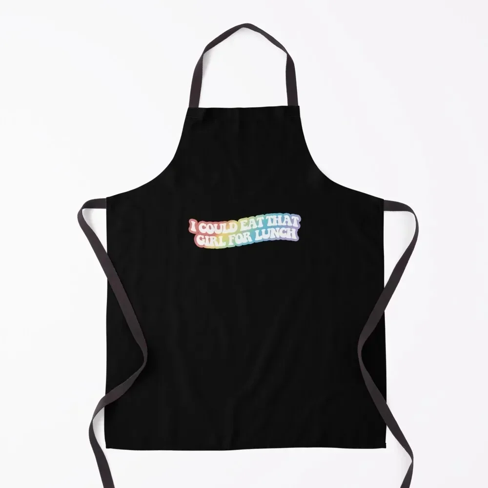

Copy of eat that girl for lunch (rainbow gay pride) Apron beauty master kitchen clothes Apron