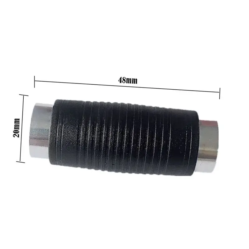 كبير DIN-5Pin أنثى إلى أنثى مستقيم من خلال خمسة النواة التعميم موصل مزدوج لوحة المفاتيح اتصال كارت الصوت تمديد الرأس #3