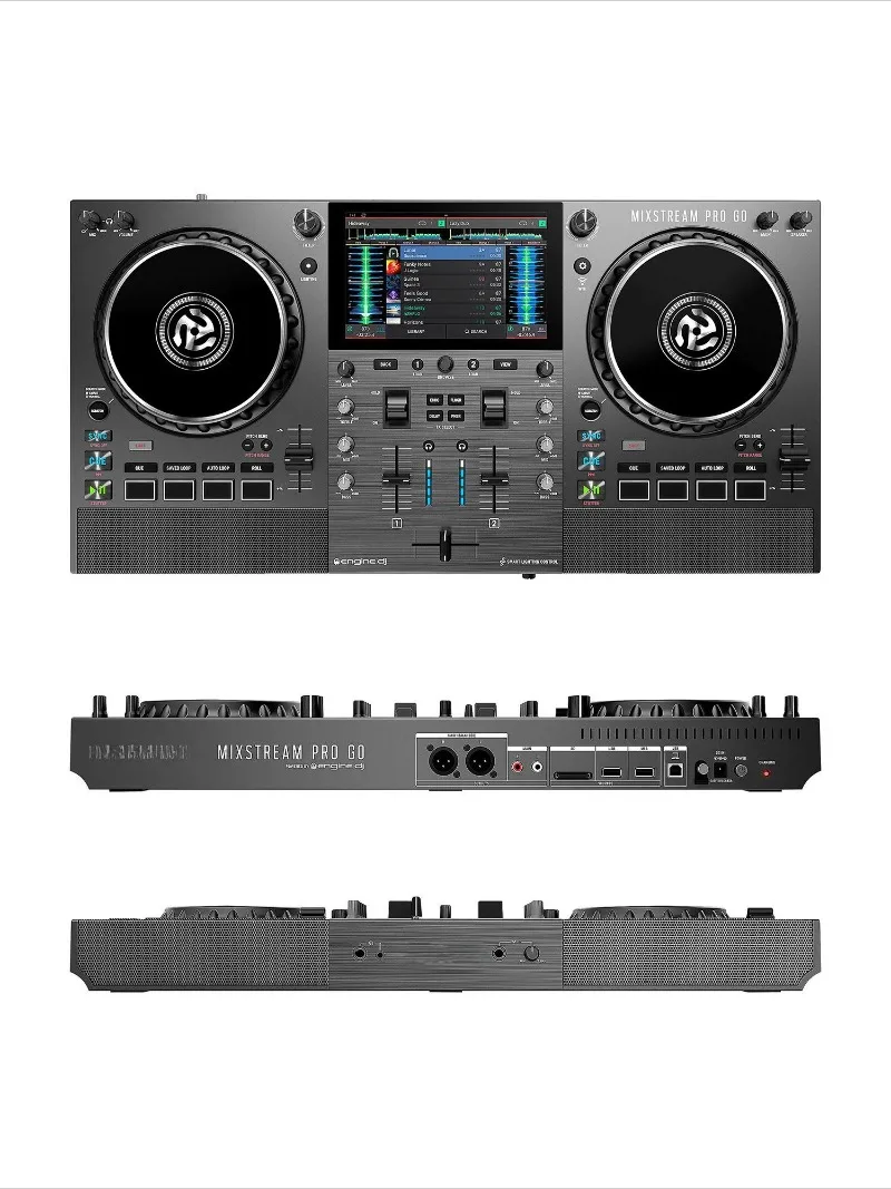 Promoção com 100% de desconto: Controlador DJ Autônomo Numark Mixstream Pro Go com Bateria