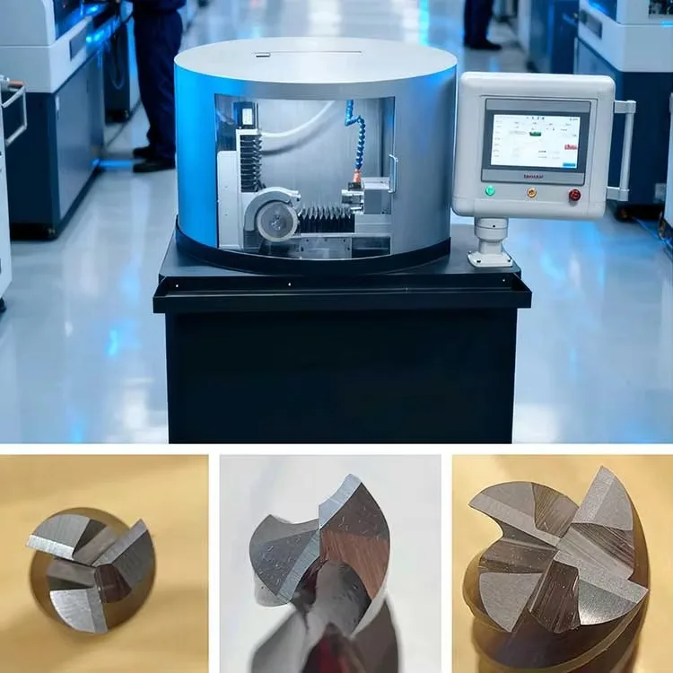 New Automatic Universal Milling Cutter Grinder Machine CNC Knife Grinder With Motor End Mill Sharpening Tool for Ball Cutters