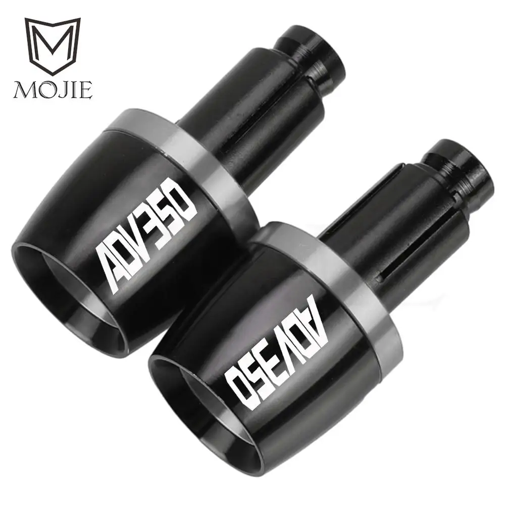 For HONDA ADV 350 ADV350 2019 2020 2021 2022 2023 2024 Motor Universal Handlebar Grips Bar Ends Cap Counterweight Plug Slide