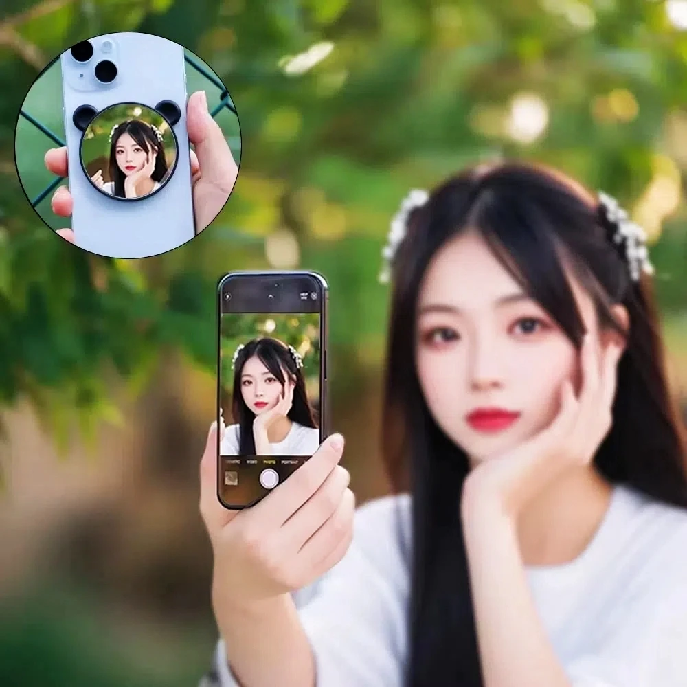 XIAOMI Magnetic Selfie Mirror For Phone Back Camera HD Outdoor Travel Camping Makeup Photography Vlog For Iphone Samsung Sony