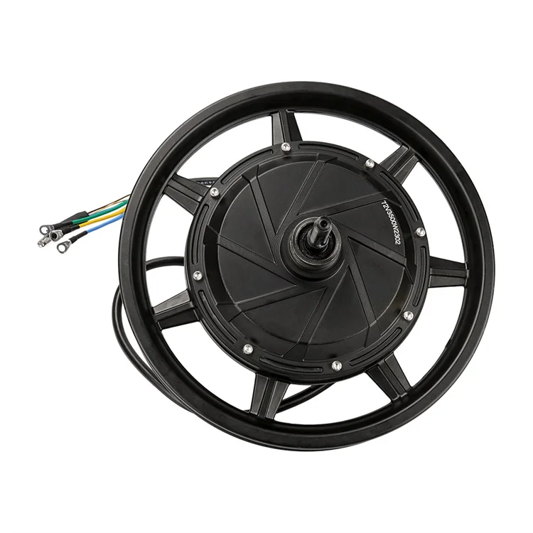 3500W 72V Enhanced 14-inch High-power Hub Motor Brushless Motor Chauffeur-Driven Scooter Motor High Speed