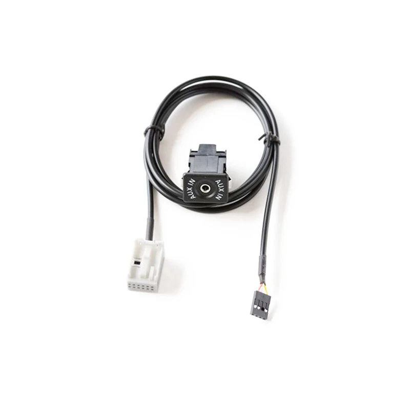 Aux Socket Audio Switch Cable 12Pin 3.5Mm Interface Socket Adapter For Mercedes-Benz Multiple Models Accessories Parts