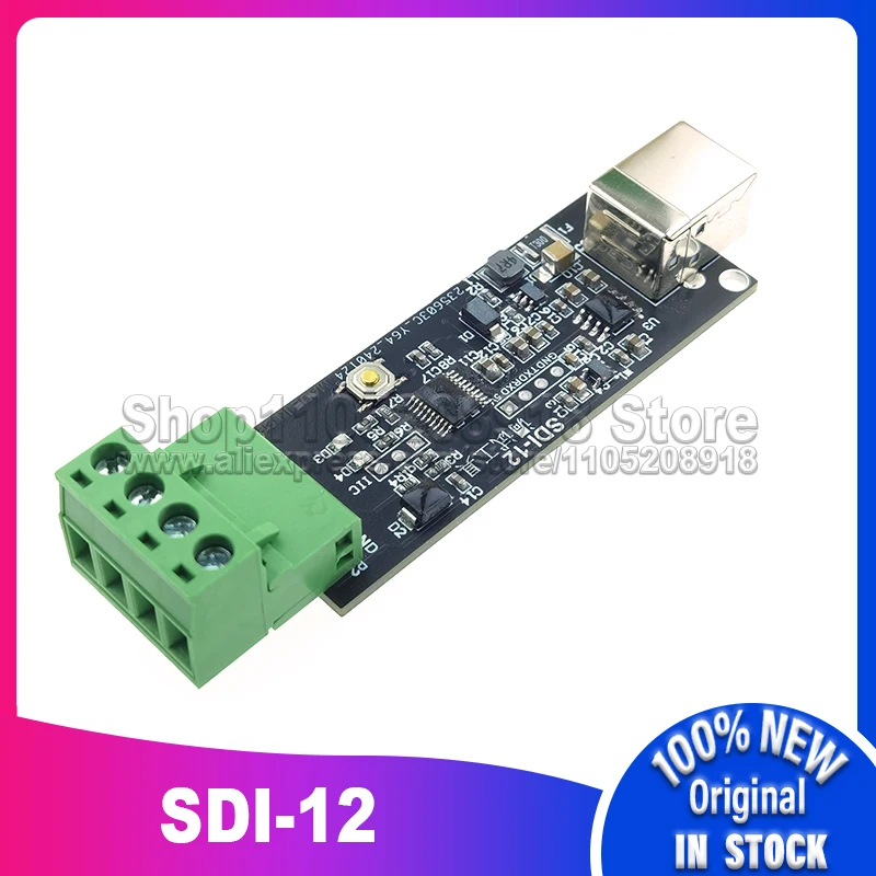USB إلى SDI-12 لوحة بروتوكول التقاط مصحح الأخطاء محول SDI12 اختبار الاستشعار
