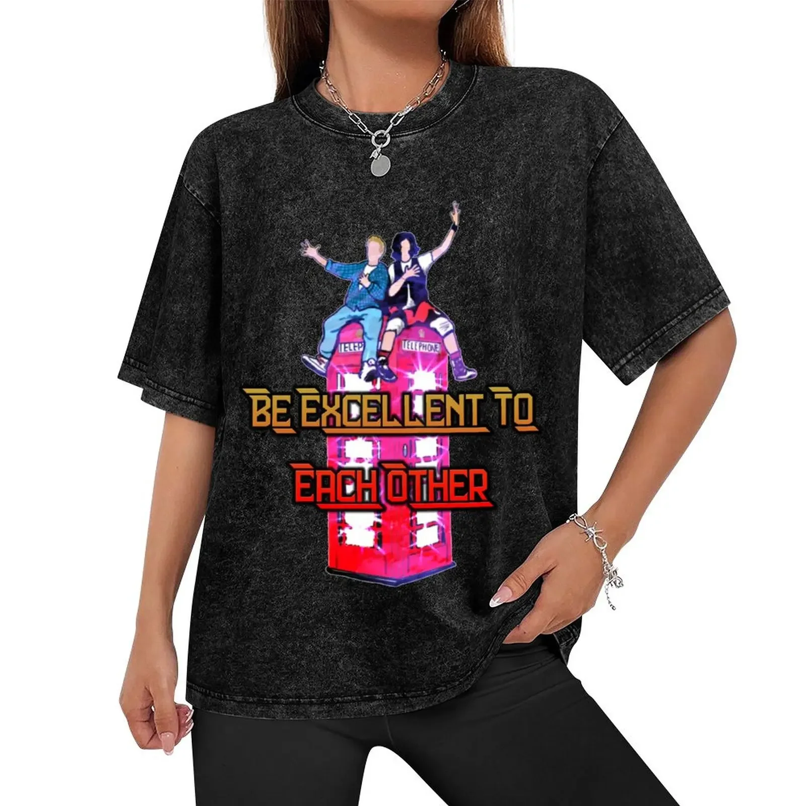 Be Excellent T-Shirt vintage graphic tee customs design your own men t shirts high quality