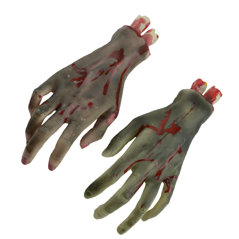 

4 шт. реквизит для отрубленных конечностей, поддельные части тела, Хэллоуин, кровавые украшения, вырезанная рука, пластиковая человеческая страшная шутка, игрушка, сценические шоу