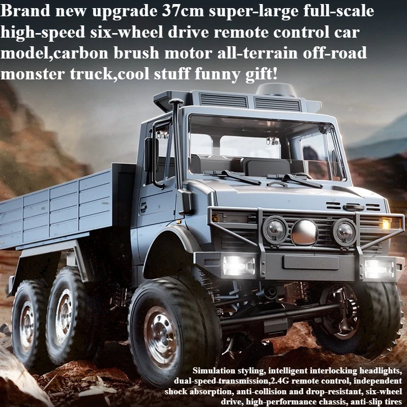 

Cool Stuff Toy Car Funny Gift-Super Full-scale High-speed 6WD Rc Truck,Carbon Brush Off-road Rc Cars,Monster Truck,Toys for Kids