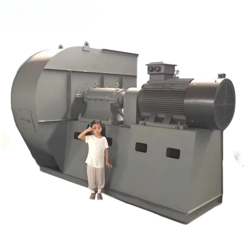 High efficiency large iron and steel industry boiler fan, flue gas centrifugal induced draft fan