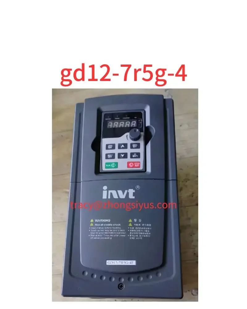 

Used frequency converter gd12-7r5g-4 7.5 KW380V