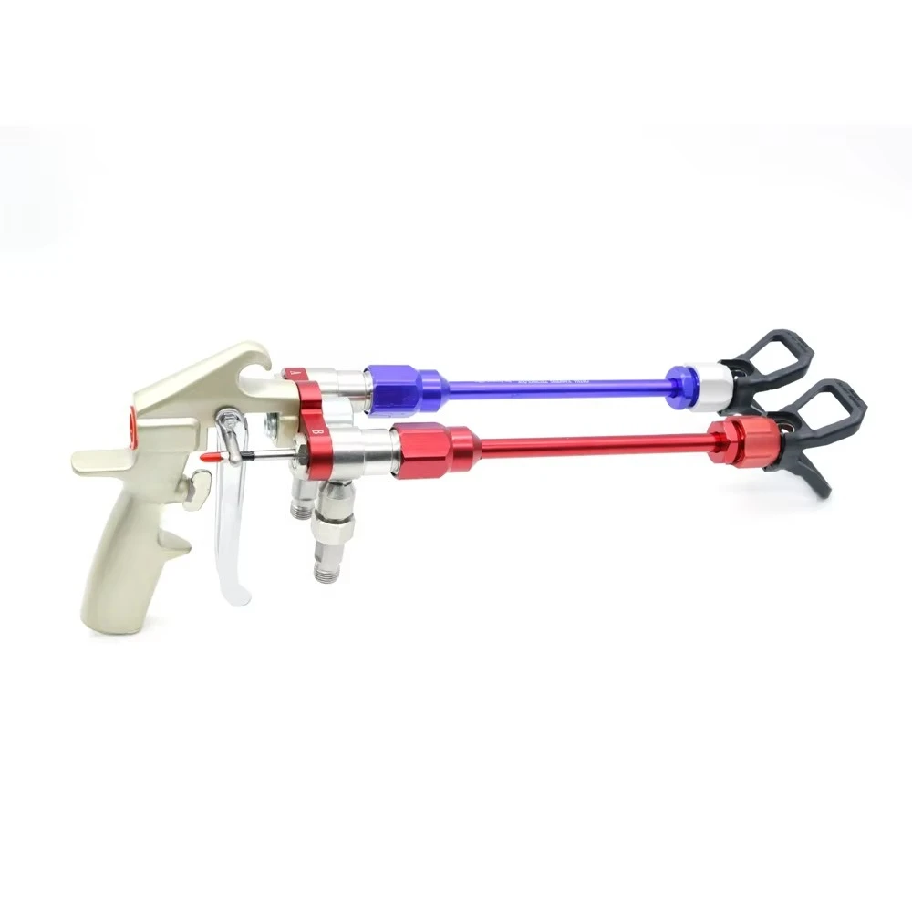Double Head Gun 911-2 External Hybrid Light Handheld, Two-Component Material Spray Gun