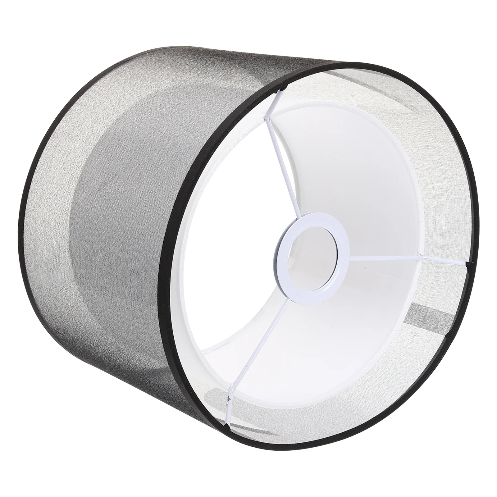 طبقة مزدوجة غطاء مصباح من القماش غطاء تركيب المصابيح الحديثة لطاولة أرضية قلادة الجدار مصباح غرفة نوم غرفة المعيشة مكتب #1