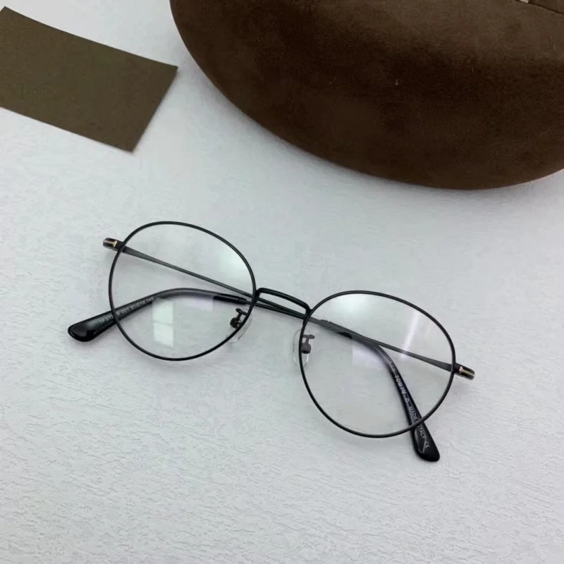 

Glasses Ford F Small round Rim Glasses Frame Simple Glasses Frame Can Be Equipped with Myopic Anti Blue-Ray