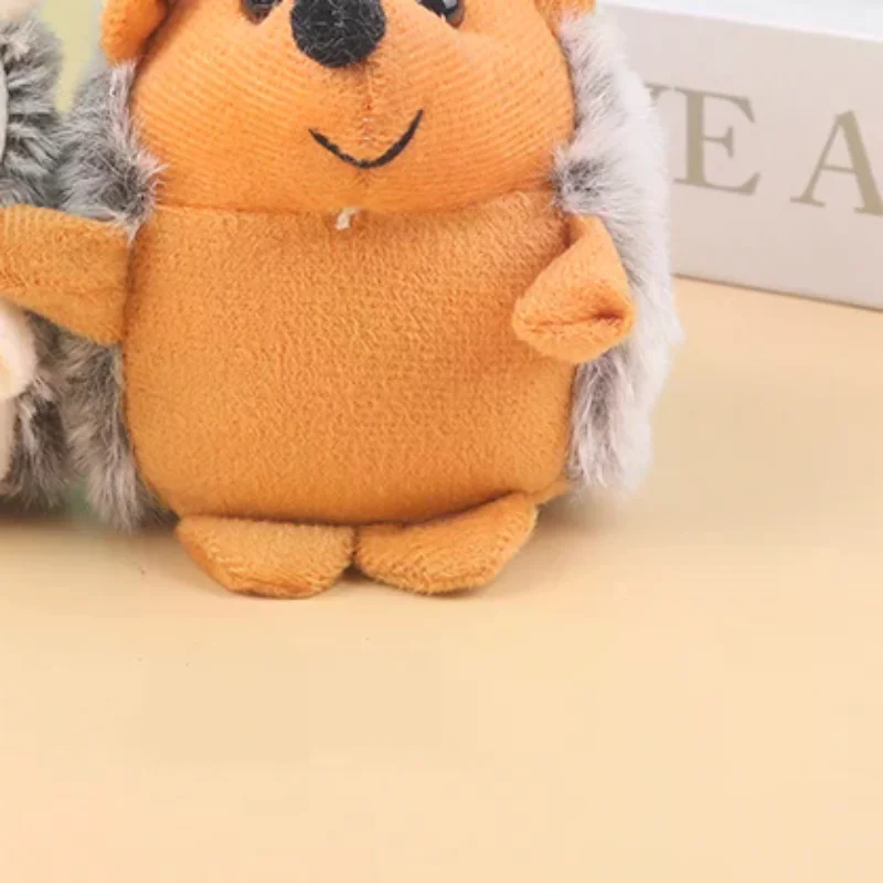 

Cute Hedgehog Plush Toy Cartoon Animal Pendant Soft Stuffed Doll Keychain Backpack Car Bag Key Ring Decor Kid Gift