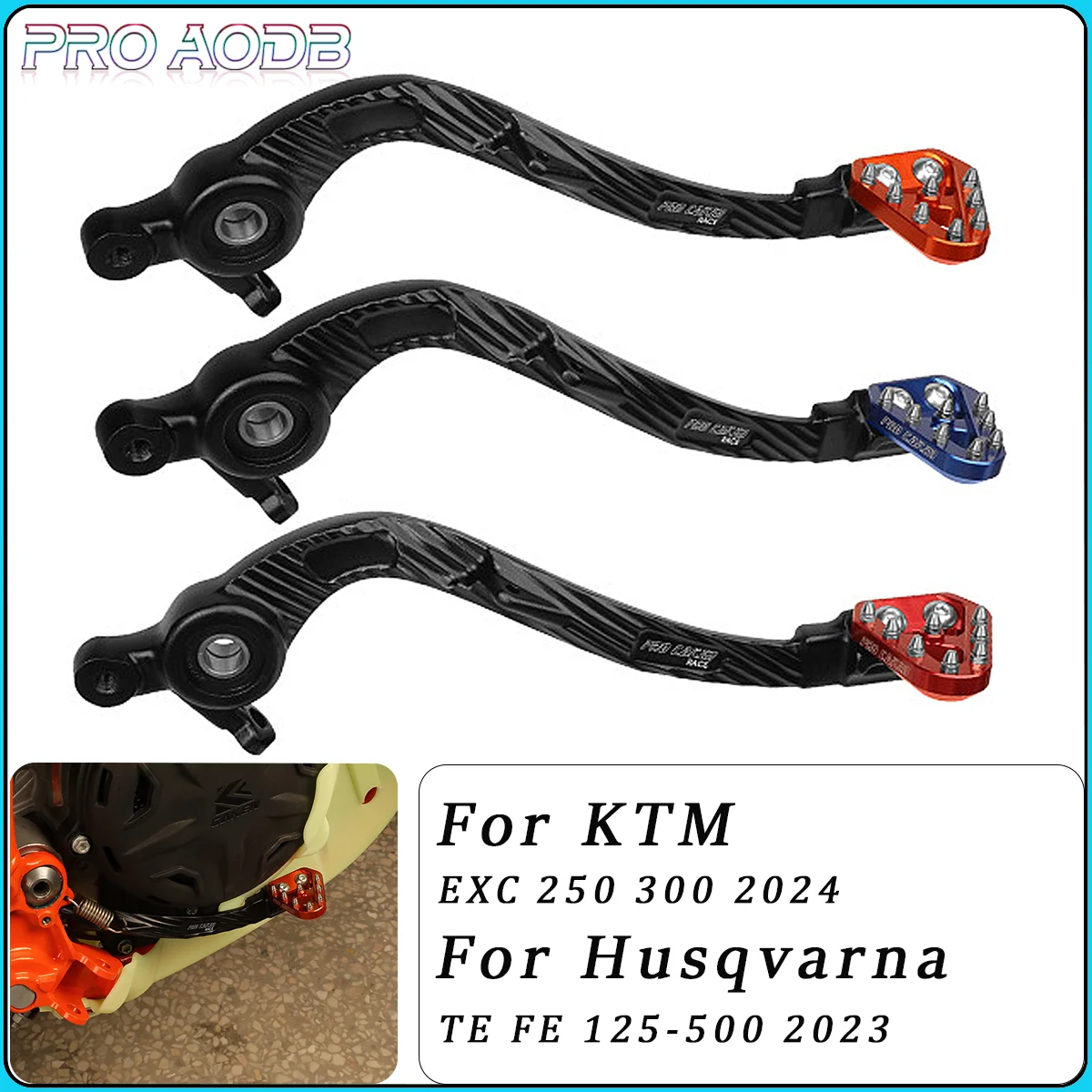 

2024 NEW Motorcycle CNC Foot Brake Pedal For KTM EXC250 EXC300 EXC 250 300 For Husqvarna TE FE 125 150 350 400 500 2023