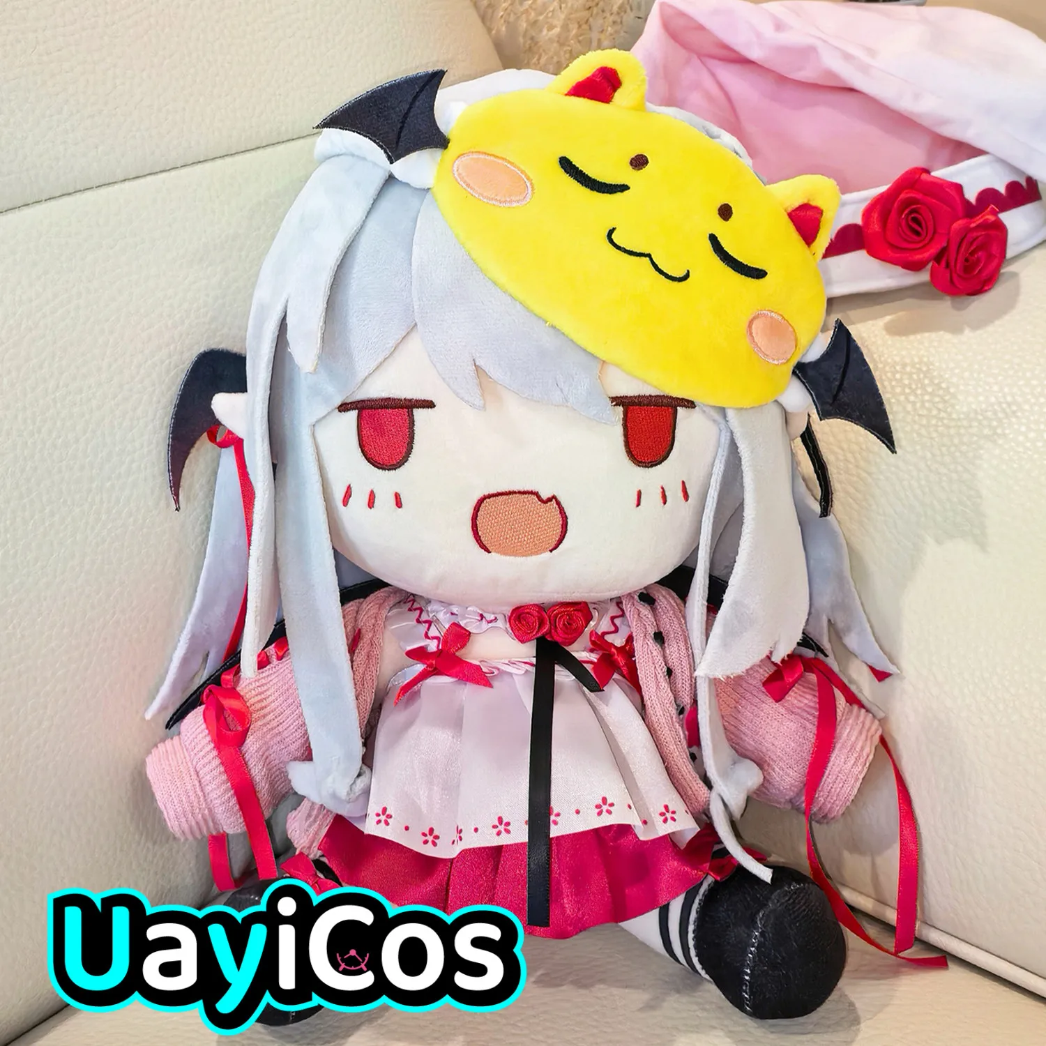 

In Stock 30cm Mu Xiao Ling Cute Vampire Cartoon Stuffed Plushie Plush Doll Clothes Pillow Ornament Anime Figure Game Toy Kids G