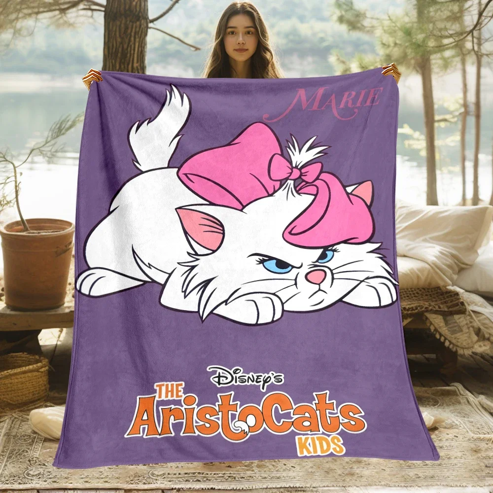 بطانية ماري كات مطبوعة عالية الدقة، رمي الفانيلا خفيف الوزن للسرير، السفر، التخييم، غرفة المعيشة، المكتب، الأريكة، الكرسي #2