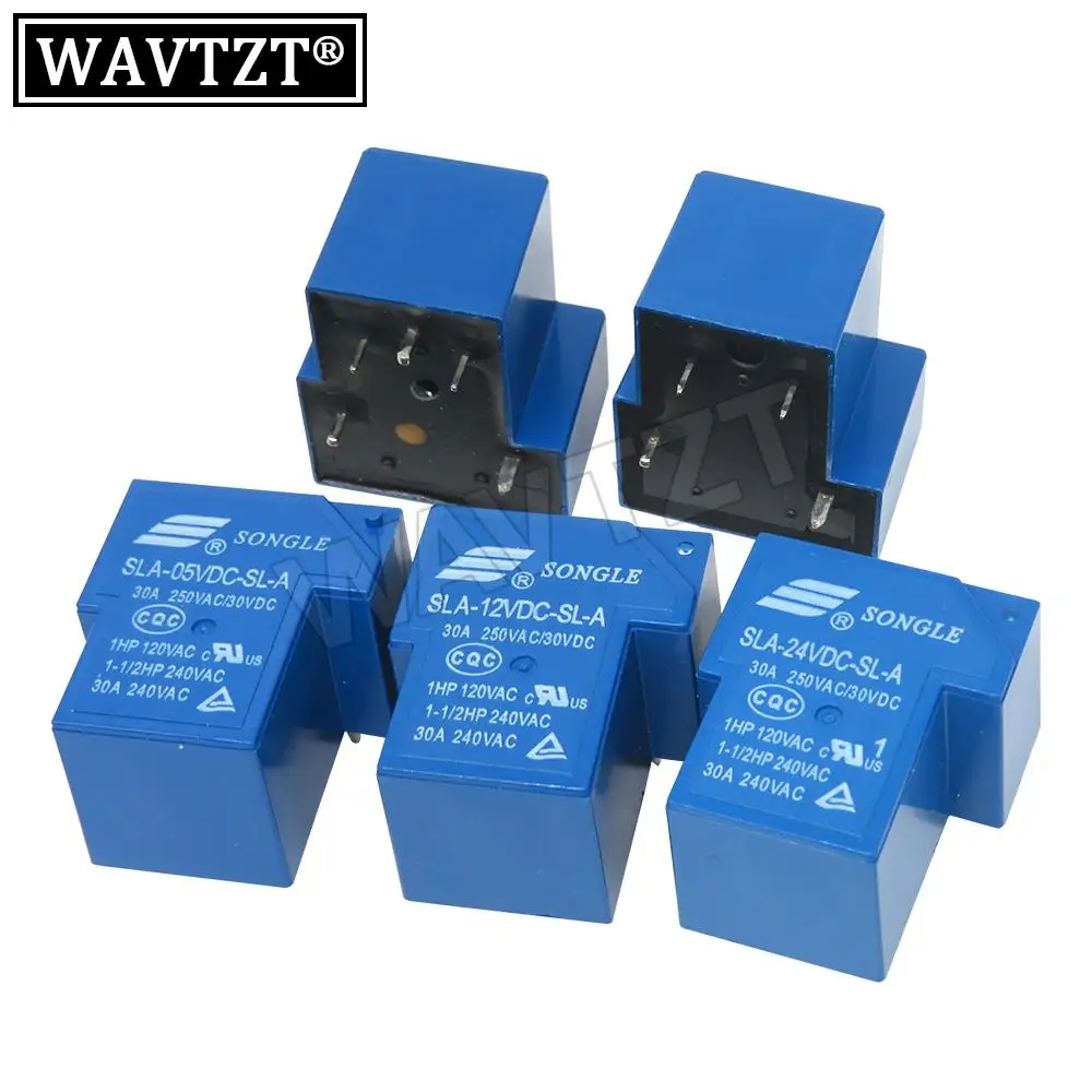 5PCS High-Quality Relay SLA-05 09 24 12VDC-SL-A 4PIN 5Pin 5V 9V 24V 12V SLA-05VDC-SL-A SLA-09VDC-SL-A SLA-12VDC-SL-A