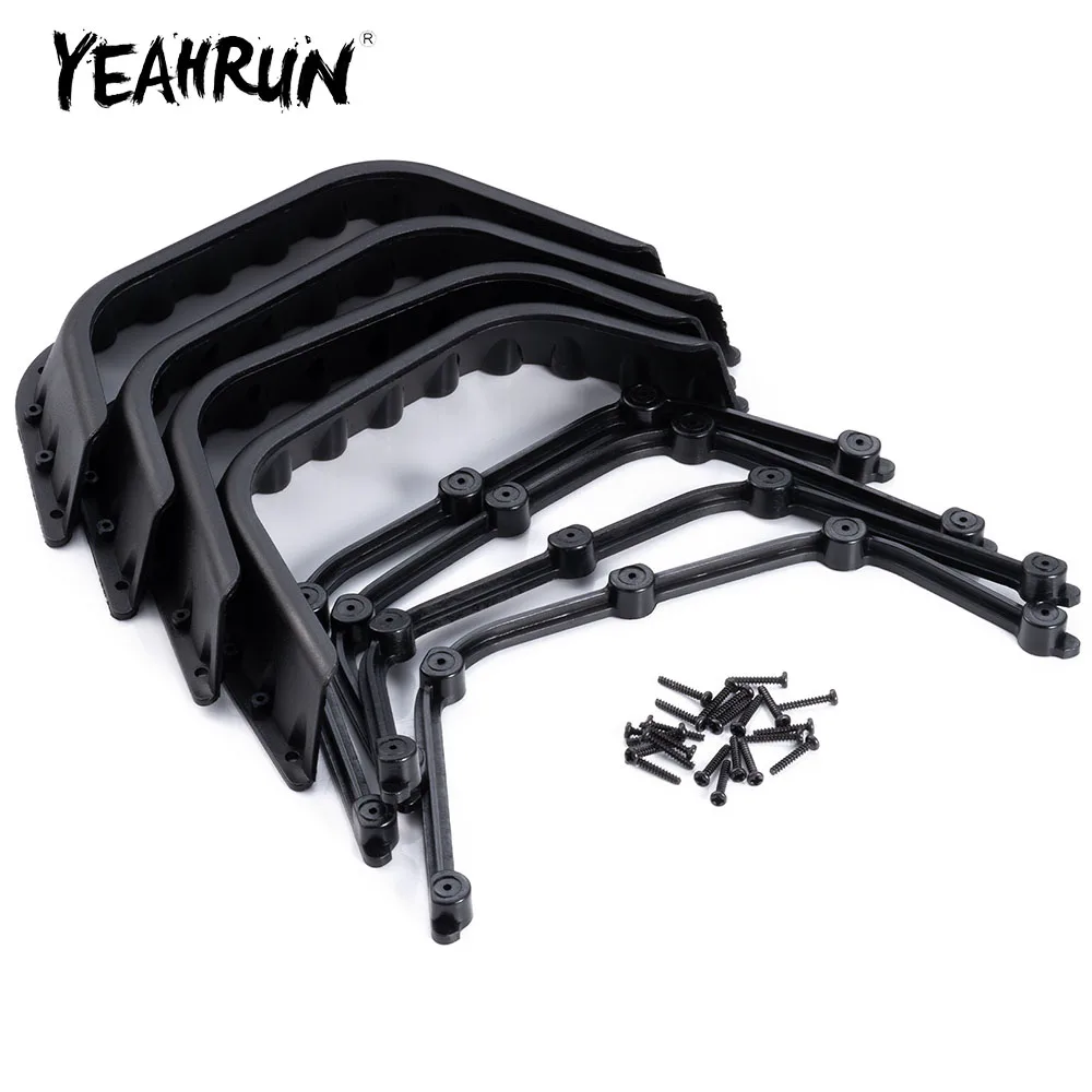 YEAHRUN 1Set Plastic Fender Flares for D90 II D110 1/10 RC Crawler Model Car Body Shell Parts