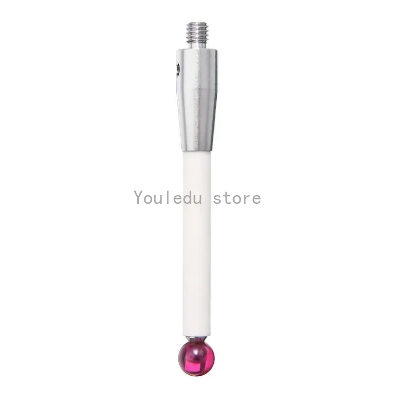 1PC CMM Touch Probe Stylus 6mm Dia Rubine Ball Ceramic Stem M4 CMM A-5000-3709 Touch Probe Tool