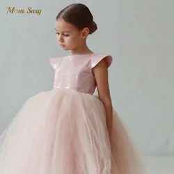 Fashion Baby Girl Princess Sequins Tutu Pearl Button Dress Child Vestido Party Pageant Birthday Wedding Xmas Baby Clothes 2-12Y