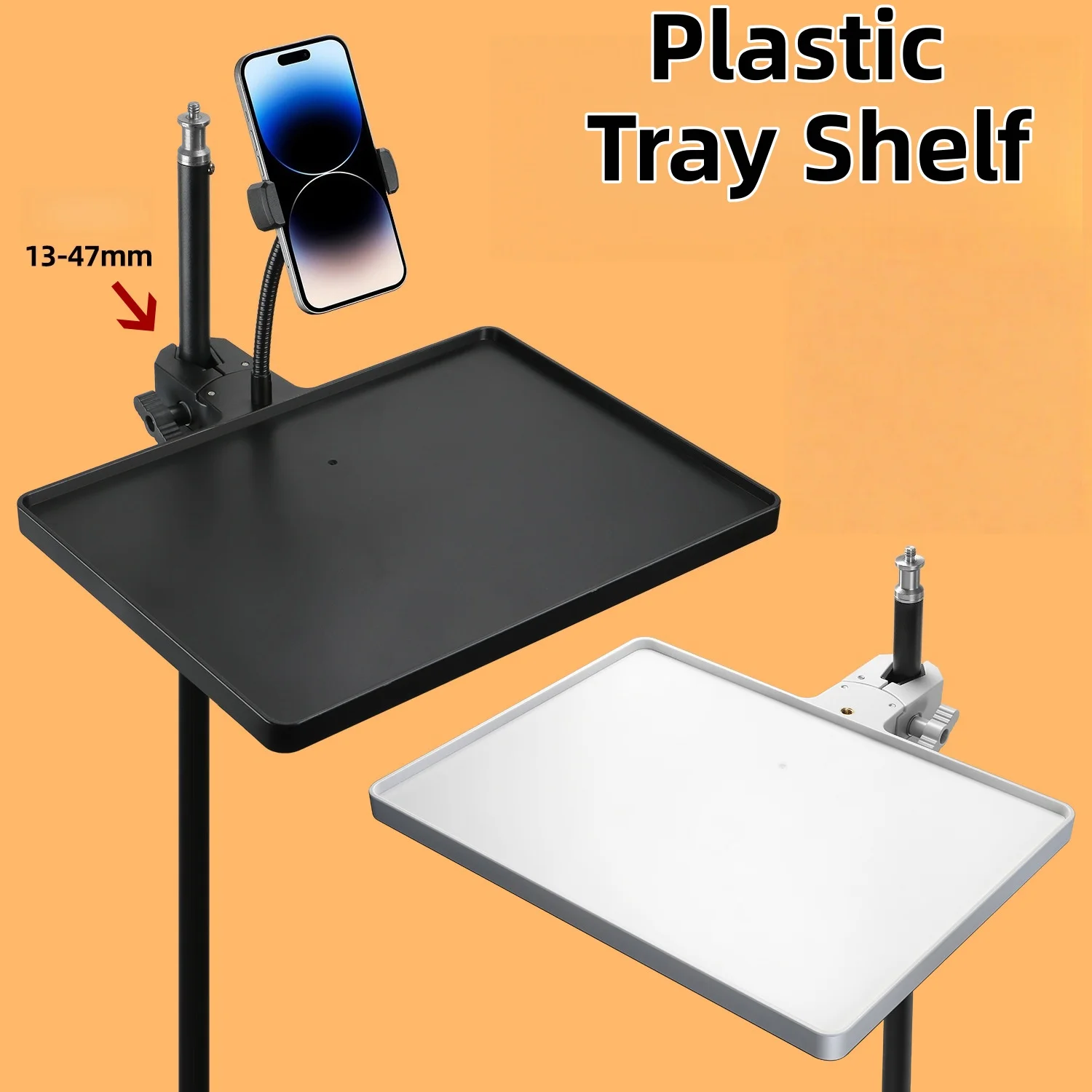 Wimpern Tablett Halter Wimpern Verlängerung Tablett Halter Ständer Telefon Live-Streaming Ständer Mikrofon Soundkarte Tablett Kunststoff Tablett Regal