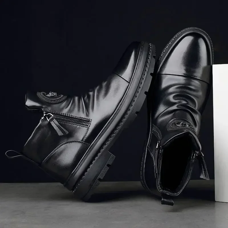 Rubber Men's Boots Lightweight Black Male Shoes Original Deals Hot Selling Designer Size 45 Low Price Classic Offers Sale Y2k 44