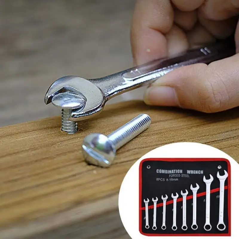 

Multitool Chrome Vanadium Steel Wrench Set Ratcheting Socket Wrench Set Combination Ended Spanner kits Garage Repair Hand Tools