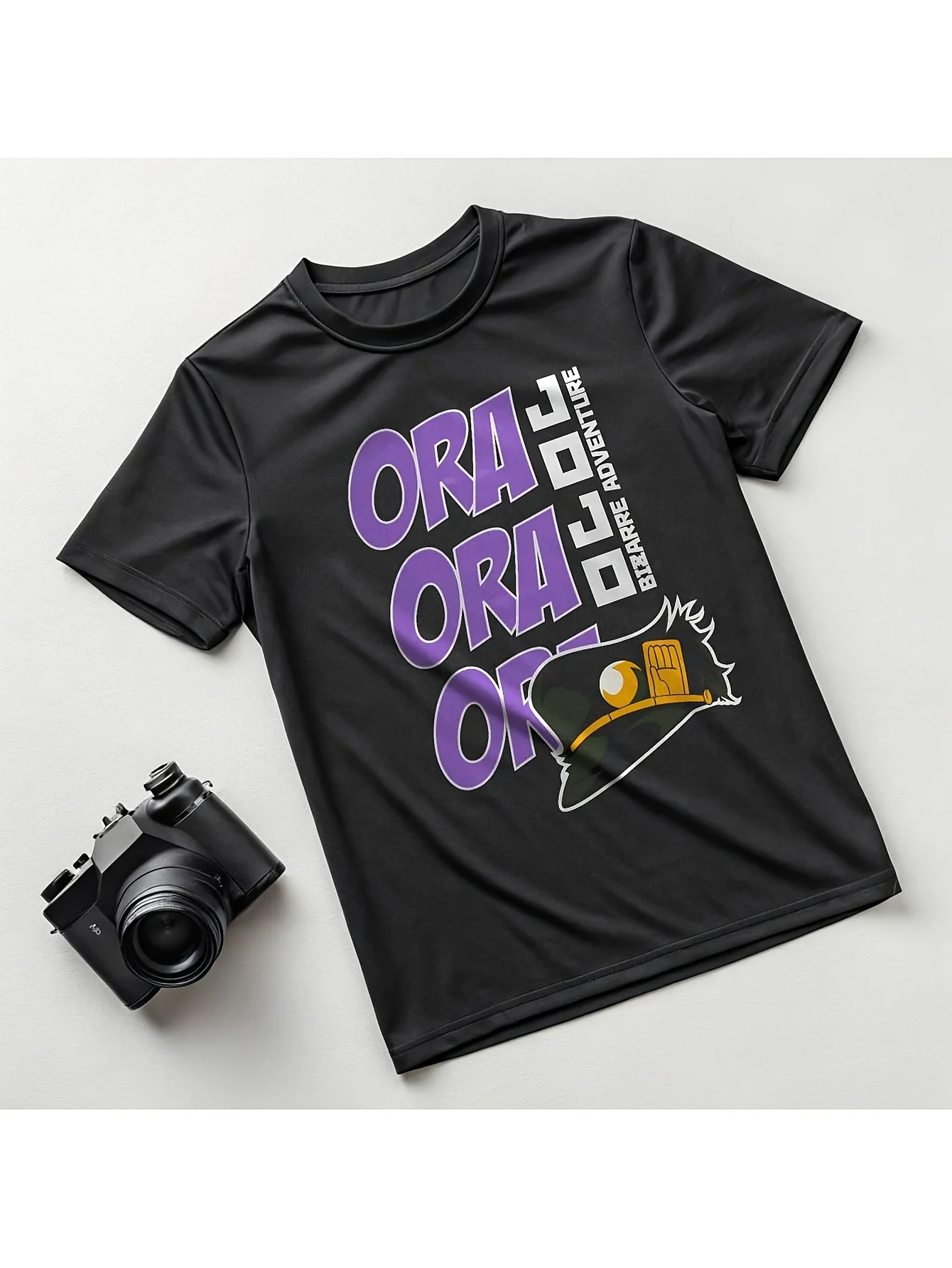 JoJos Bizarre Adventure Ora Ora унисекс футболка с рисунком аниме фанарт забавная футболка для мужчин мужская одежда футболки большого размера JoJos Bizarre Adventure Ora Ora унисекс футболка с рисунком аниме фанарт забавная футболка для мужчин мужская одежда футболки большого размера