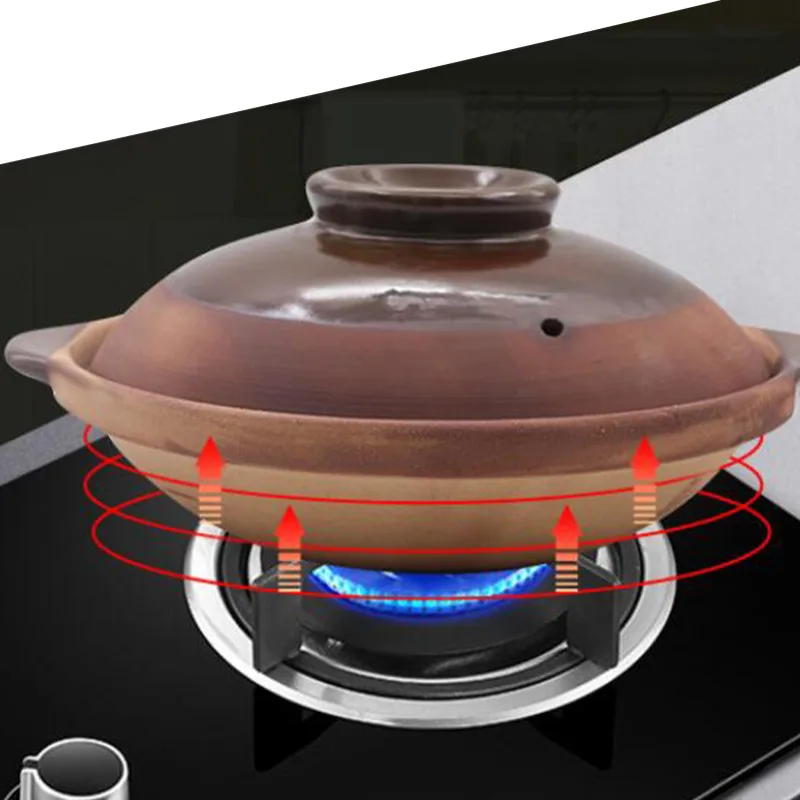 

18cm 20cm Ceramic Casseroles Soup Pot Cooking Casserole Clay Stew Stew Pots Earthenware Pot Kitchen Cookware Kitchenware