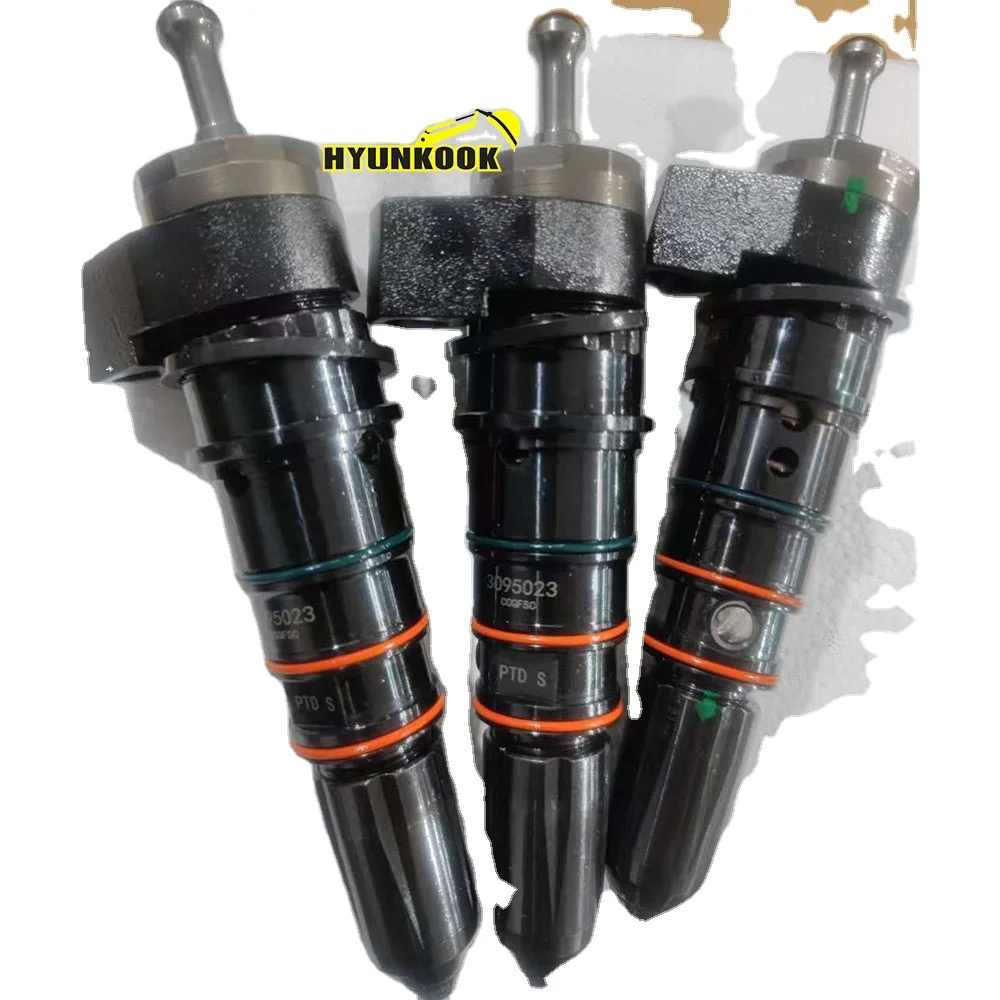 Hyunnkook factories spare parts diessel N14 QSN GTA855 LT10 engine fuel injectors 3095023PX 3095023 3045102 3028066 3076736