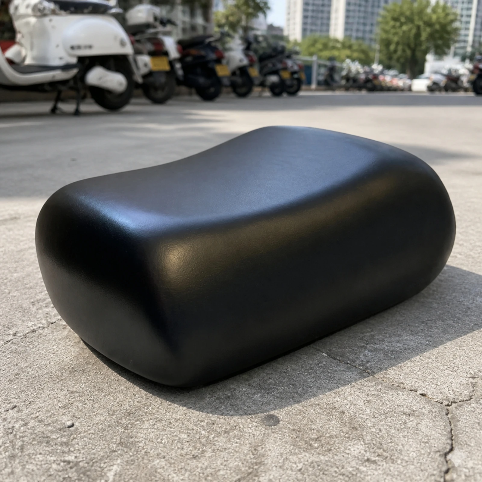 Motorcycle Seat Cushion Water-Resistant Scooter Seat Cushion Soft Pressure Relief for Outdoor Riding, Everyday Commuting