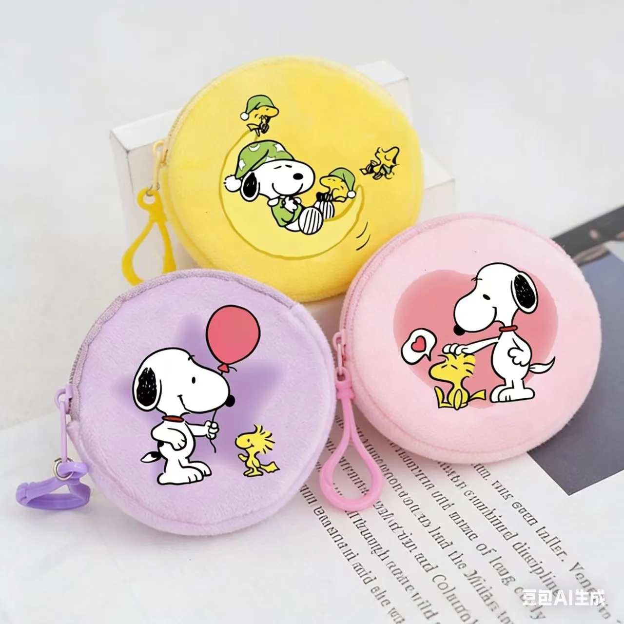 Snoopy Women Men Purses Unisex Cute Wallets Cartoon Anime Graphic Print Portable Large Capacity Wallet Birthday Party Gifts New