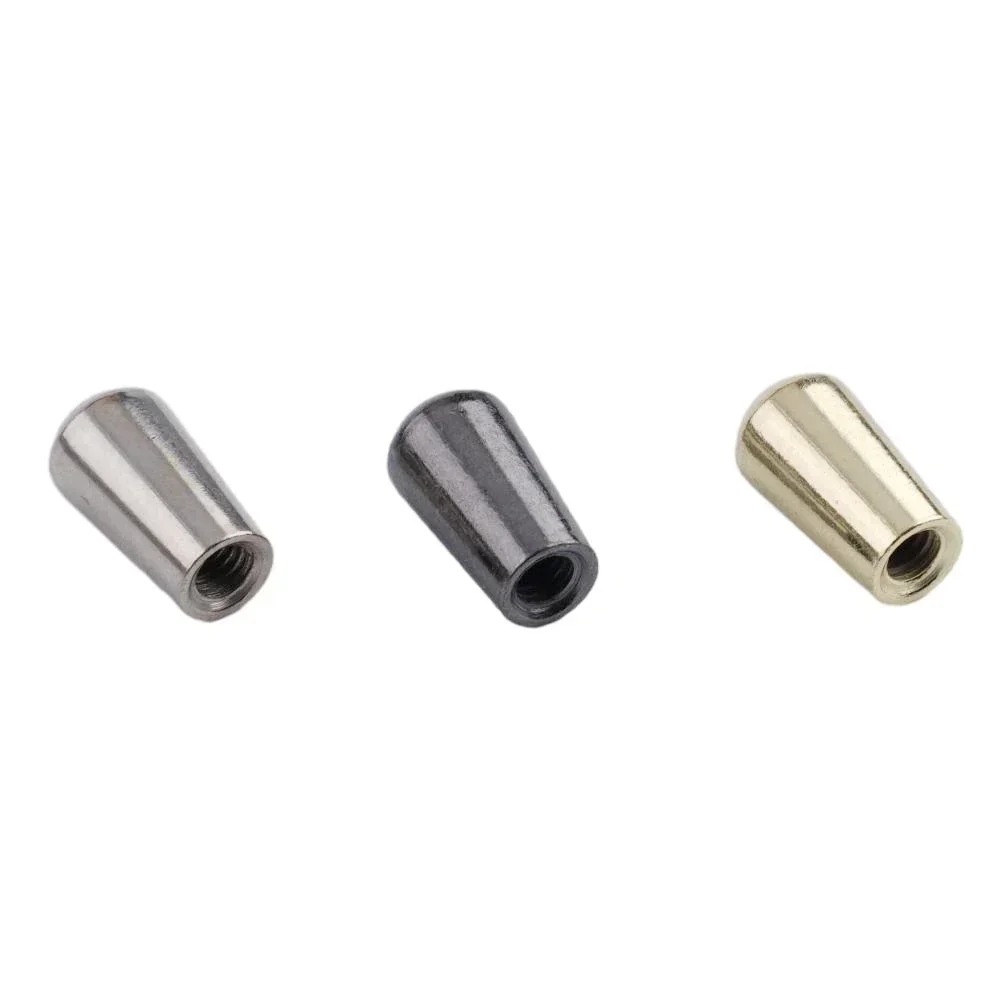 Guitar Toggle Switch Tip, Metal, 3 Way, 3 5 Mm Metric Thread, Replacement For Les Paul/SG Electric Guitars, Chrome/Black/Gold