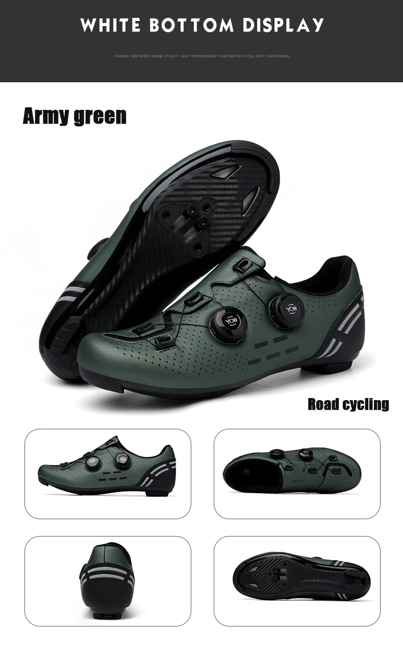 Neue Herren-Radsportschuhe Outdoor MTB Bergschuhe Damen SPD Rennrad-Sportschuhe Hochwertige Wander- und Radsportschuhe – Detail 2