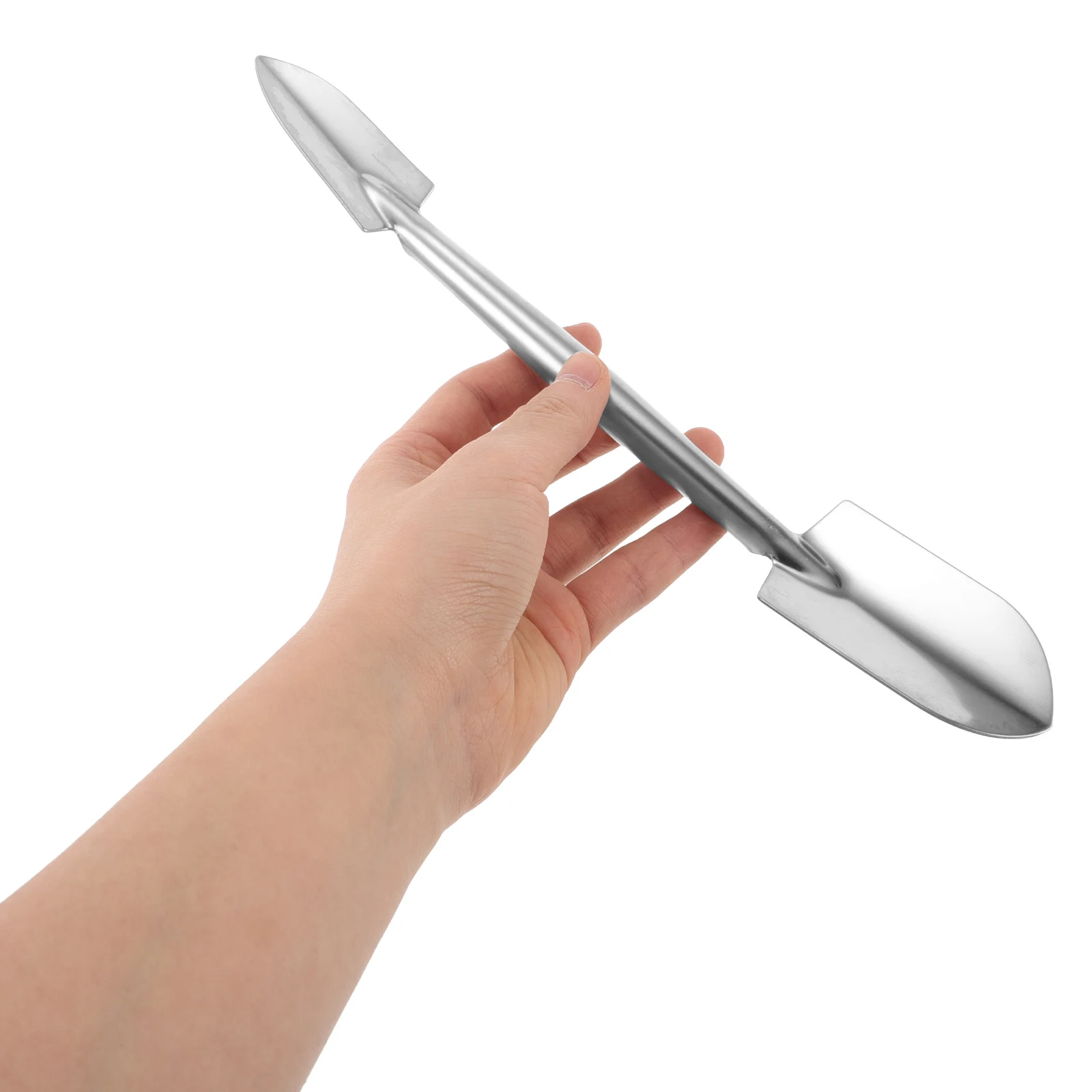 

Bonsai Tools Garden Spade Shovels Hand Moss Planting Trimming Silver Digging Gardening