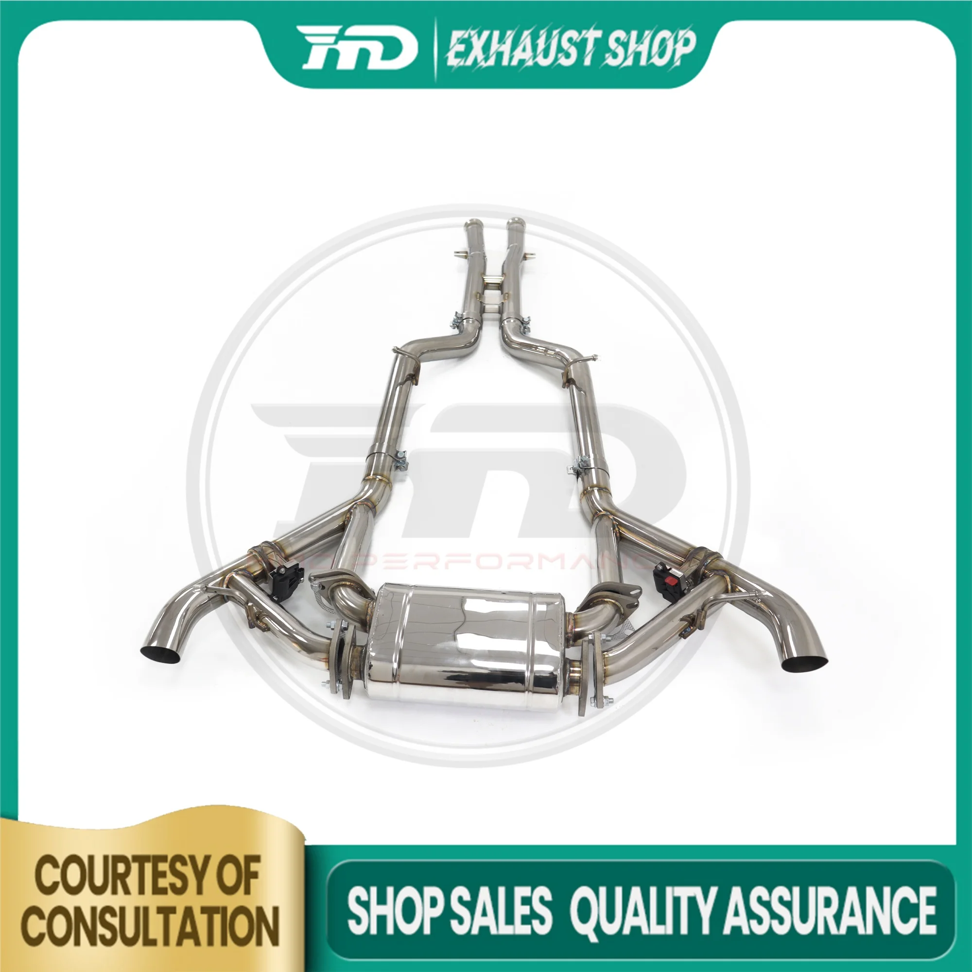 

Customizable Catback for Mercedes Benz AMG GT GTC GTS GTR SS304 Exhaust System Electronic Valve Muffler Car Parts HMD