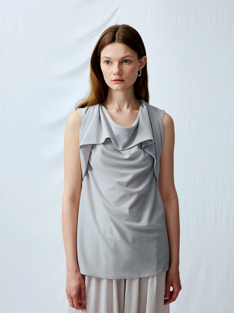 

Жилет женский Re Moorōt с текстурой песка, вязаный, свободного кроя, из смесового полиэстера, летний, оригинальный дизайн