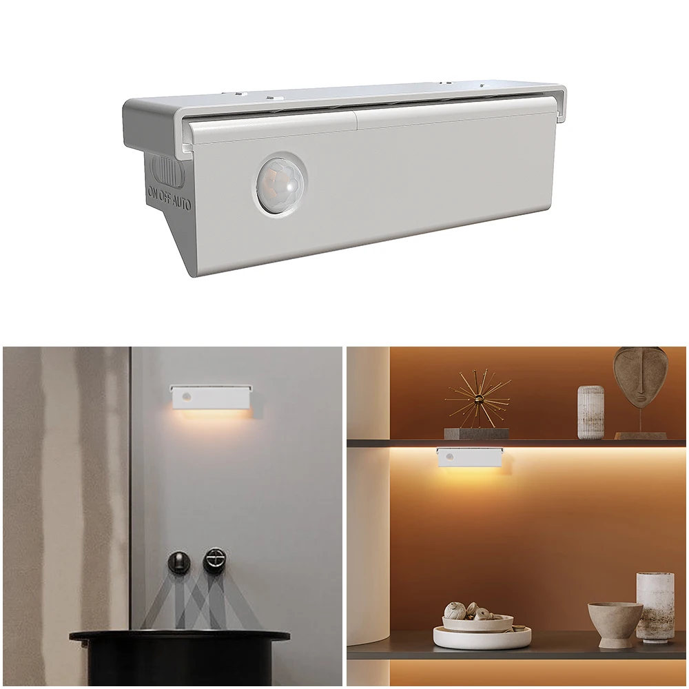 

Motion Sensor Night Light LED Night Light Wireless Portable Induction Cabinet Lamp Recharageable For Wardrobe Hallway Staircase