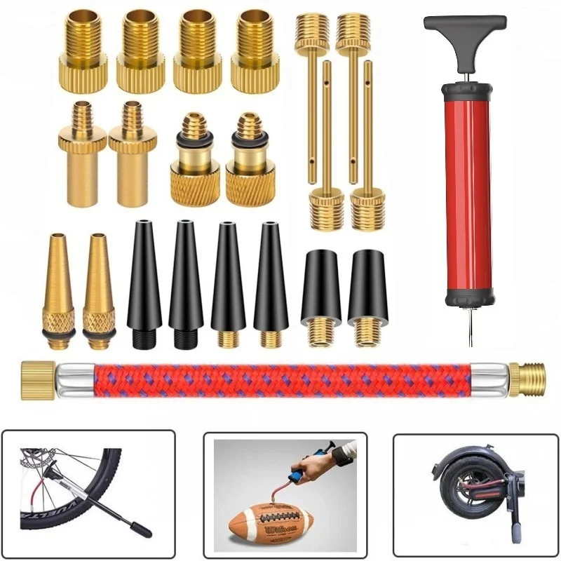 طقم نفخ إطارات الدراجات الهوائ - مراجعة Basketball Pump Needle وسعره