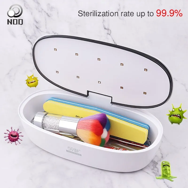 New 59S UV Sterilization Box 20pcs Leds Disinfection Box For Dry Manicure Esterilizador Machine Nail Tools Storage Box