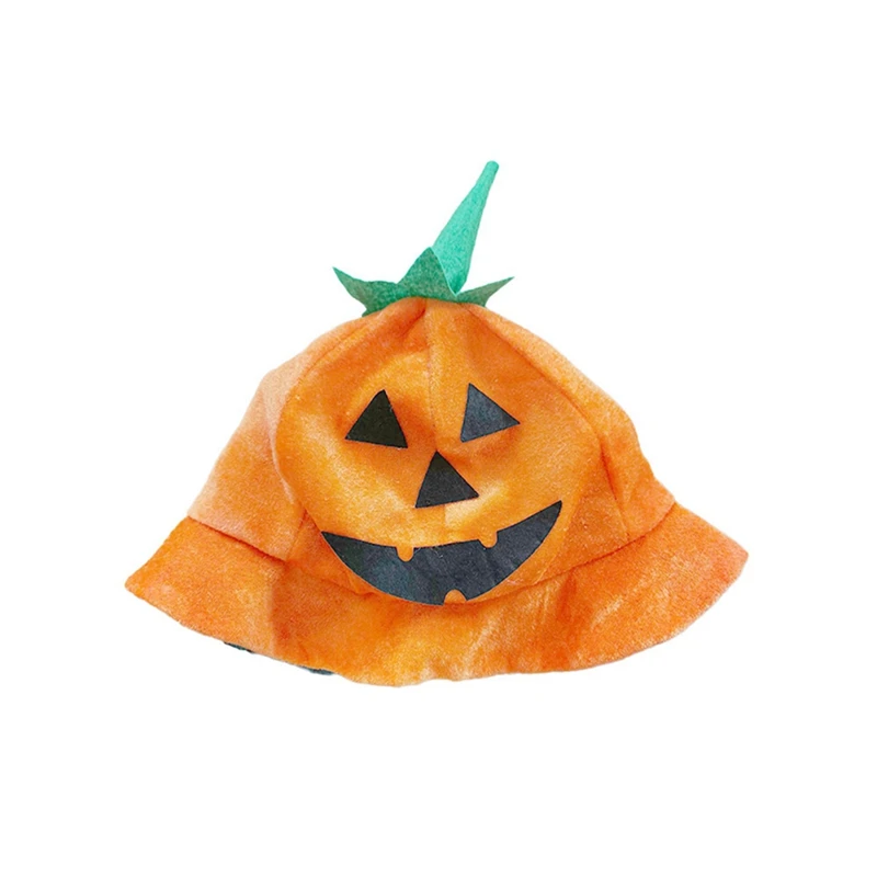 Pumpkin Clothes Hat Set Handbag Cosplay Costume Pumpkin Jumpsuit Holiday Performance Clothes Halloween Costume