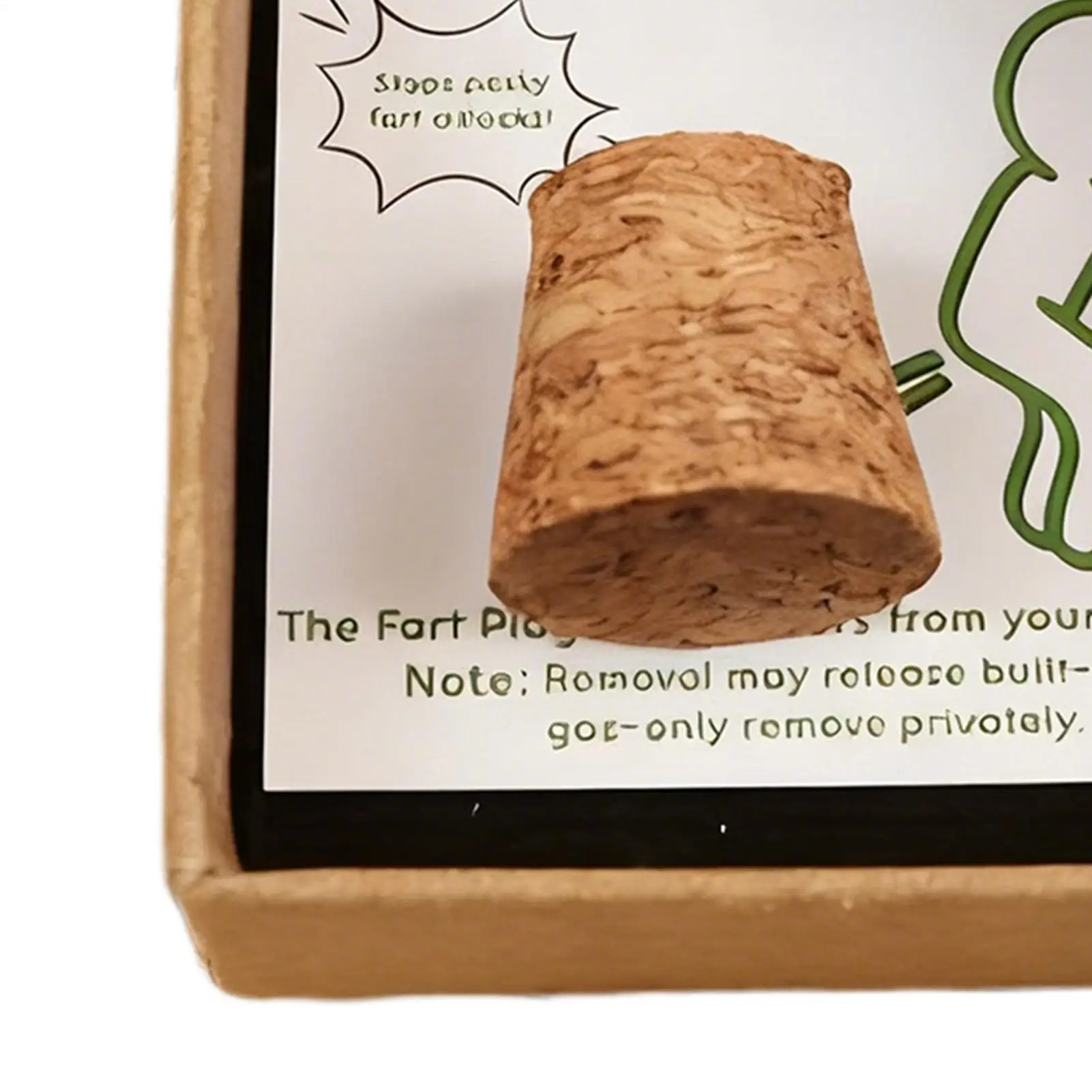 

Prank Stuff Fart Plug Toys with Card April Fools Pranks with Storage Box for Adults Men Friends Family Party Social Gathering