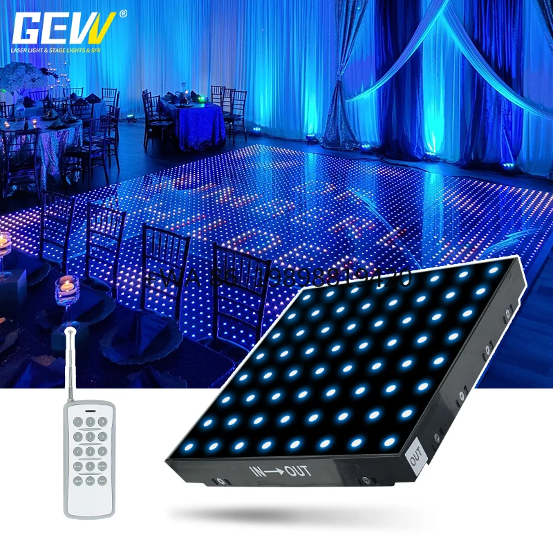 Led Dance Floor Outdoor Portable LED Pixel Dance Floor Wireless DMX Remote Control Magnet Dance Floor for Wedding Party