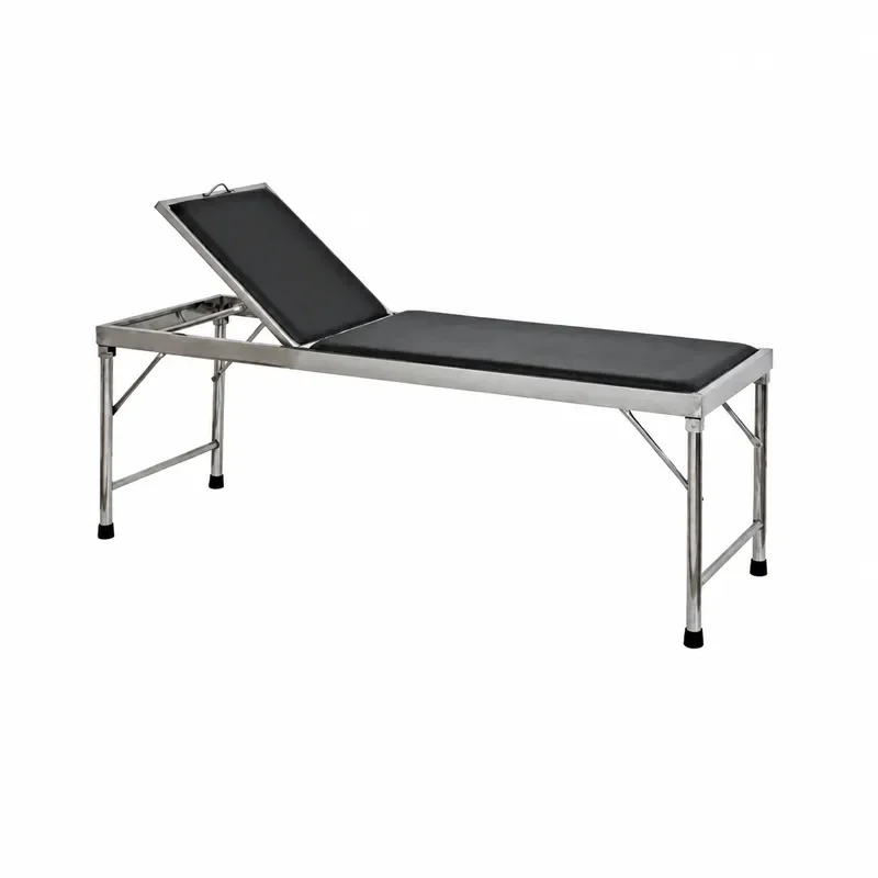 Thickened Stainless Steel Examination Bed All Steel Medical Exam Table for Beauty Outpatient Clinic Hospital Use