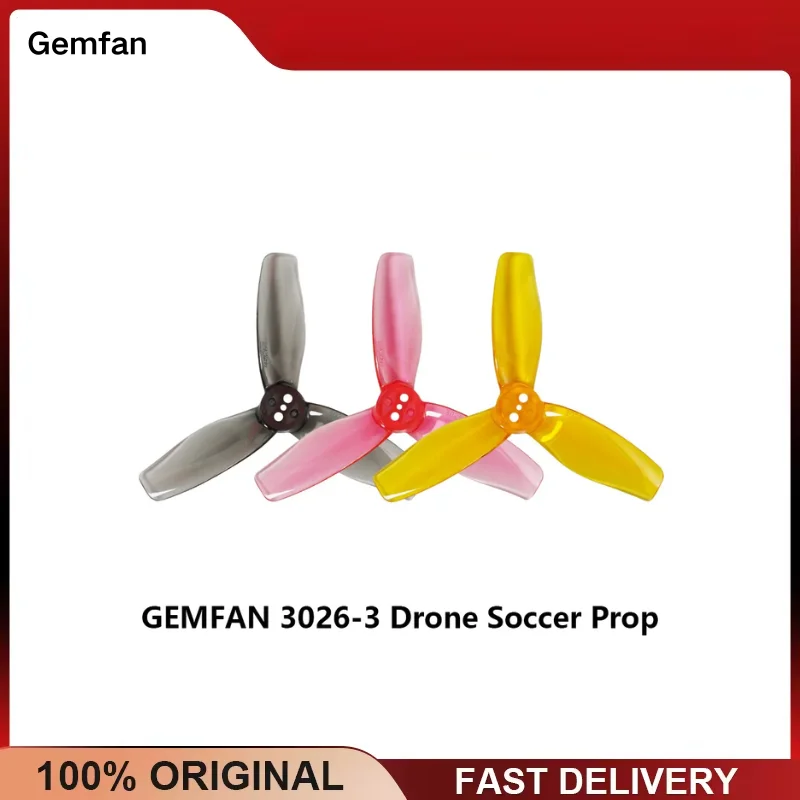 Gemfan 3026-3 3-Blade Prop 76.2mm PC for 1408 Motor FPV Racing Drone 5mm Shaft