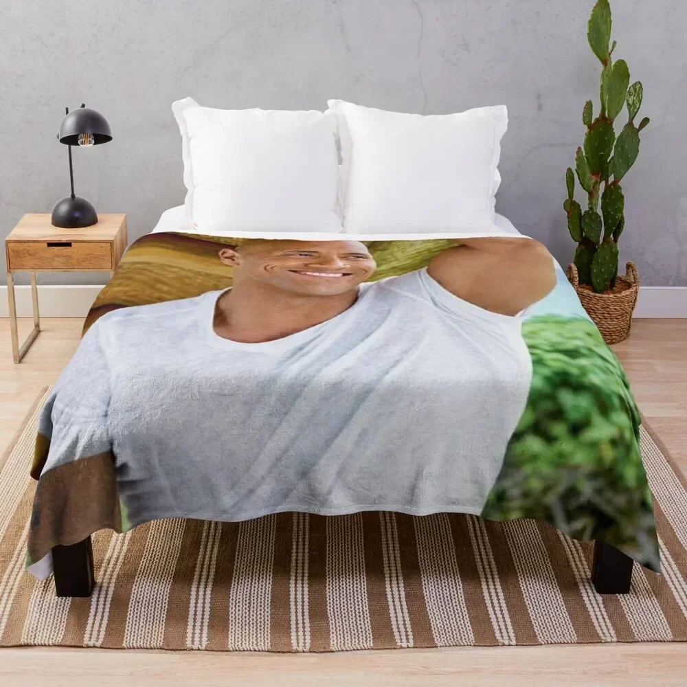 

dwayne johnson Throw Blanket Stylish Warm Blanket for Living Room Bedroom